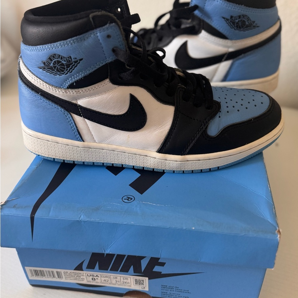 Nike Air Jordan Retro High - Light Blue and Black